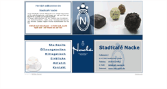 Desktop Screenshot of cafe-nacke.de